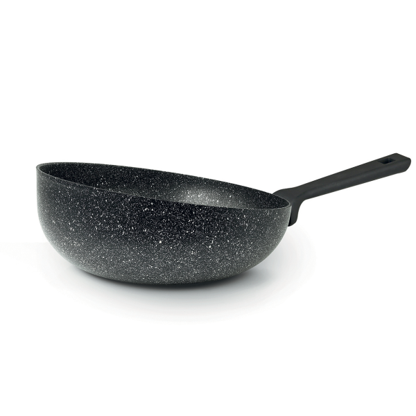 Wok 1 manico – Pietra Lavica – Diametro 30 cm