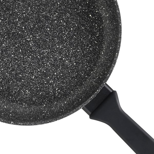 FLONAL Padella A Induzione 24 Cm Diametro: Antiaderente In Alluminio, Riscaldamento Veloce, Made In Italy