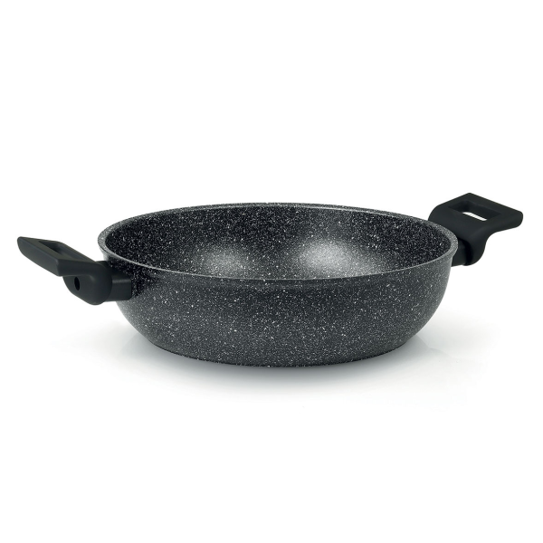 Tegame 2 maniglie – Pietra Lavica Induzione – Diametro 30 cm